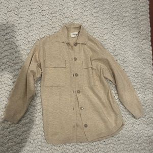 Aritzia button up sweater shirt